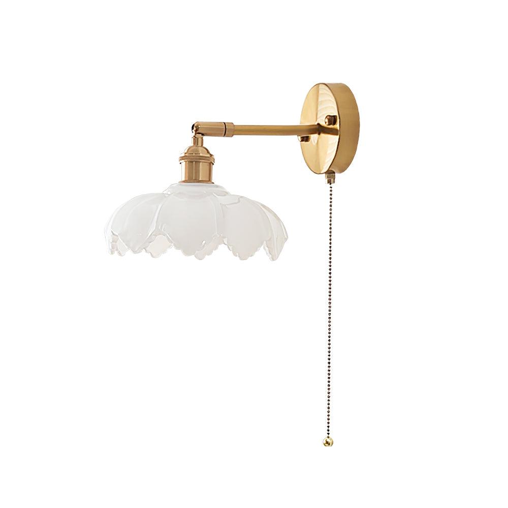 Lotus Applique Murale Verre Art Nordique Orientable - Neutralighting