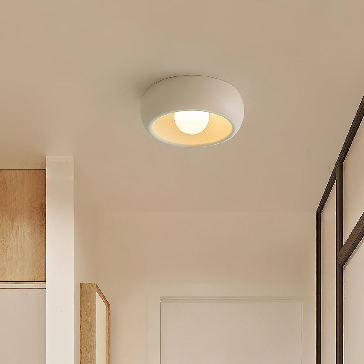 Louis Moderne Minimaliste Ronde Verre Plafonnier - Neutralighting