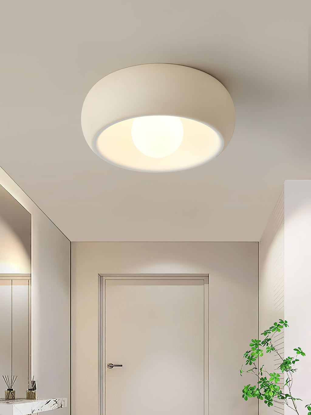 Louis Moderne Minimaliste Ronde Verre Plafonnier - Neutralighting