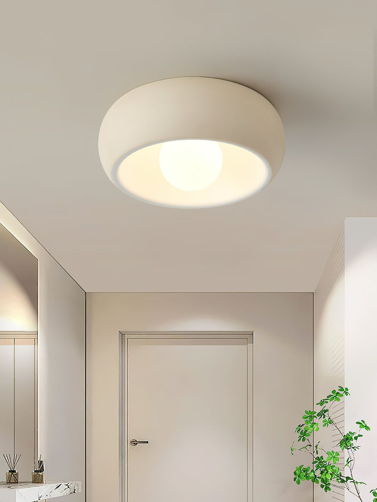 Louis Moderne Minimaliste Ronde Verre Plafonnier - Neutralighting