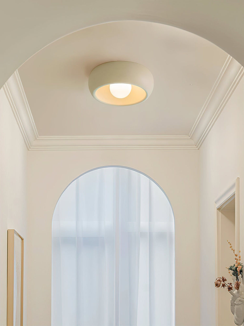 Louis Moderne Minimaliste Ronde Verre Plafonnier - Neutralighting