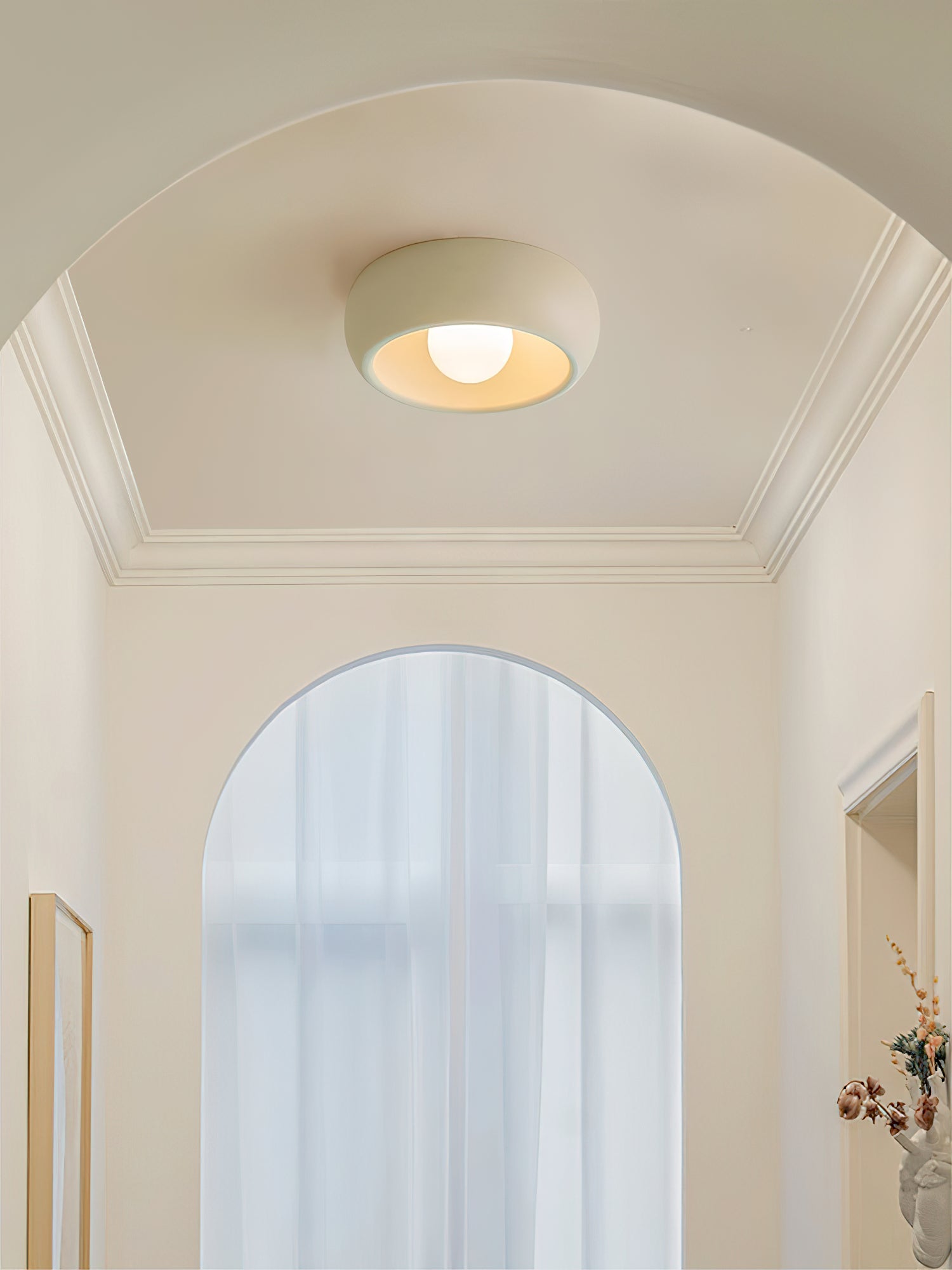 Louis Moderne Minimaliste Ronde Verre Plafonnier - Neutralighting