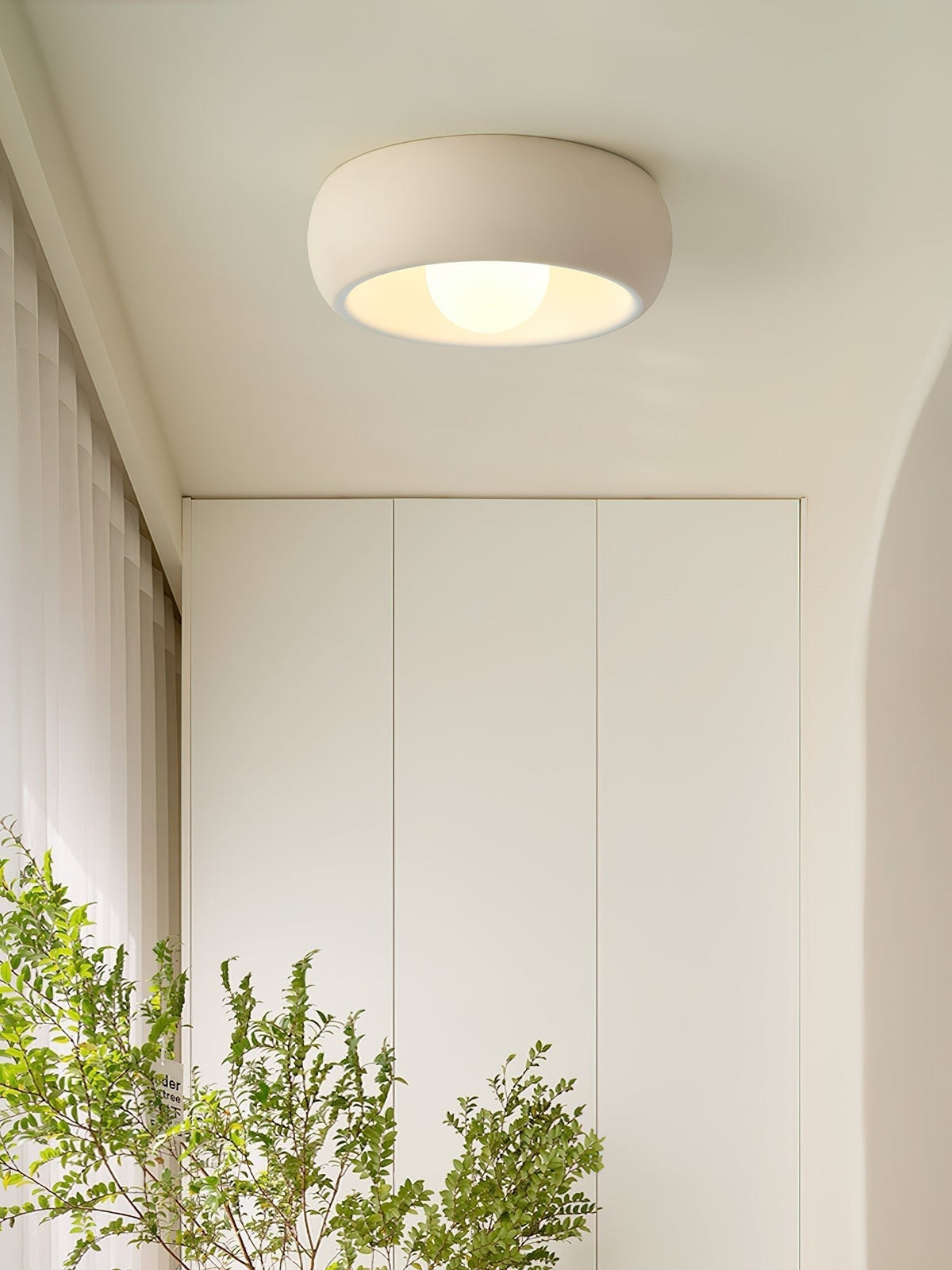 Louis Moderne Minimaliste Ronde Verre Plafonnier - Neutralighting