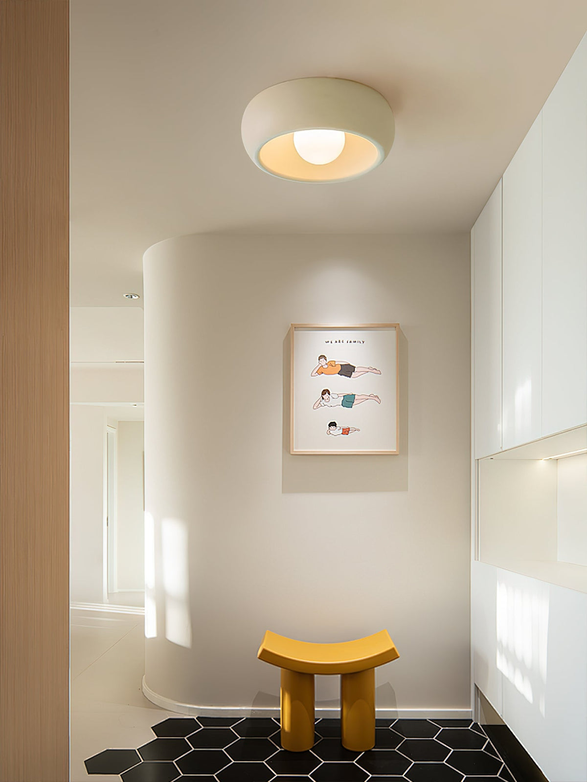 Louis Moderne Minimaliste Ronde Verre Plafonnier - Neutralighting