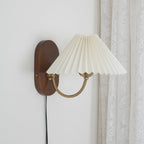 Auburn Fabric Plug In Wall Lamp - Neutralighting