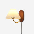 Auburn Fabric Plug In Wall Lamp - Neutralighting