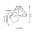 Auburn Fabric Plug In Wall Lamp - Neutralighting