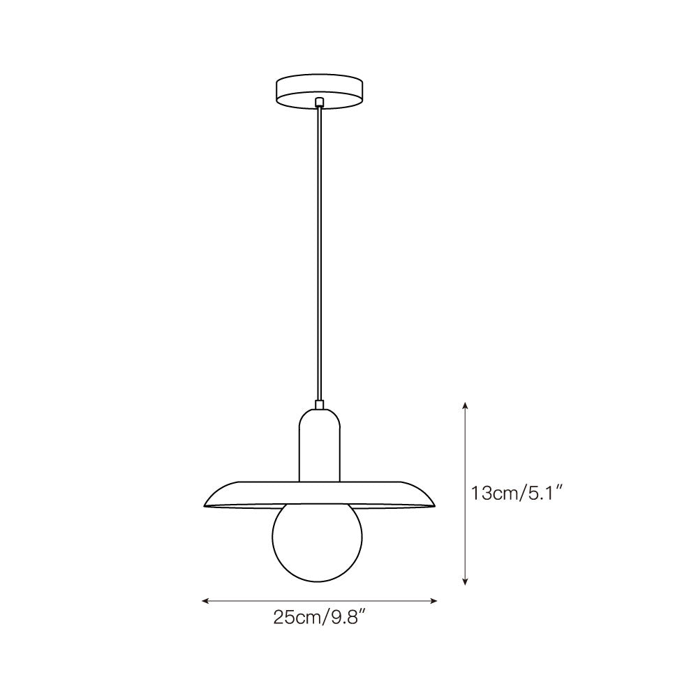 Ulcaran Lampe à Suspension Moderne Minimaliste En Métal Et Marbre - Neutralighting