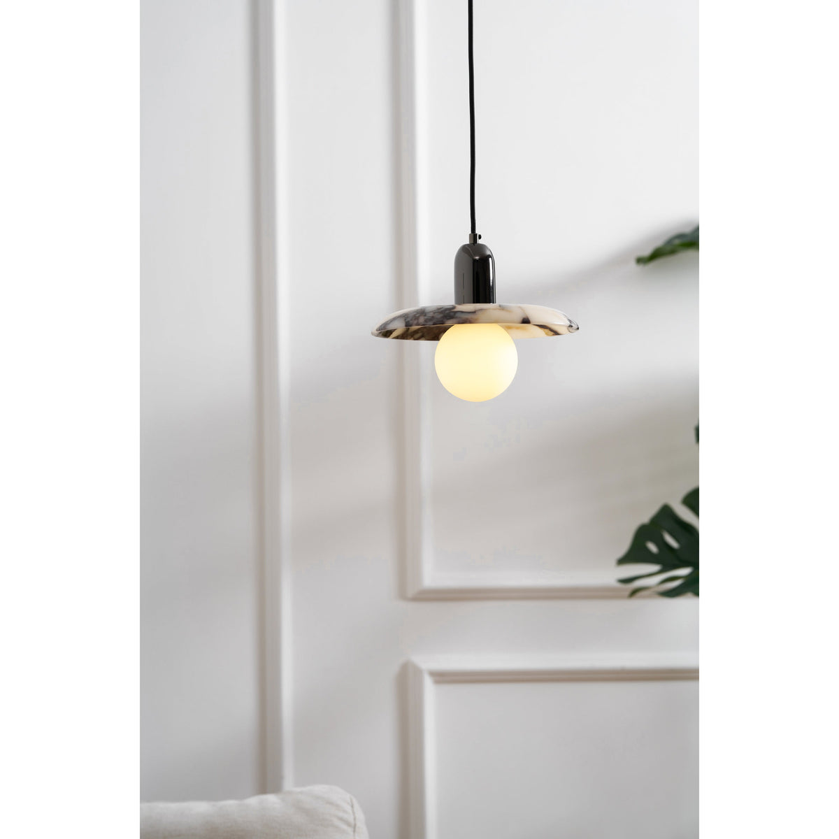 Ulcaran Lampe à Suspension Moderne Minimaliste En Métal Et Marbre - Neutralighting