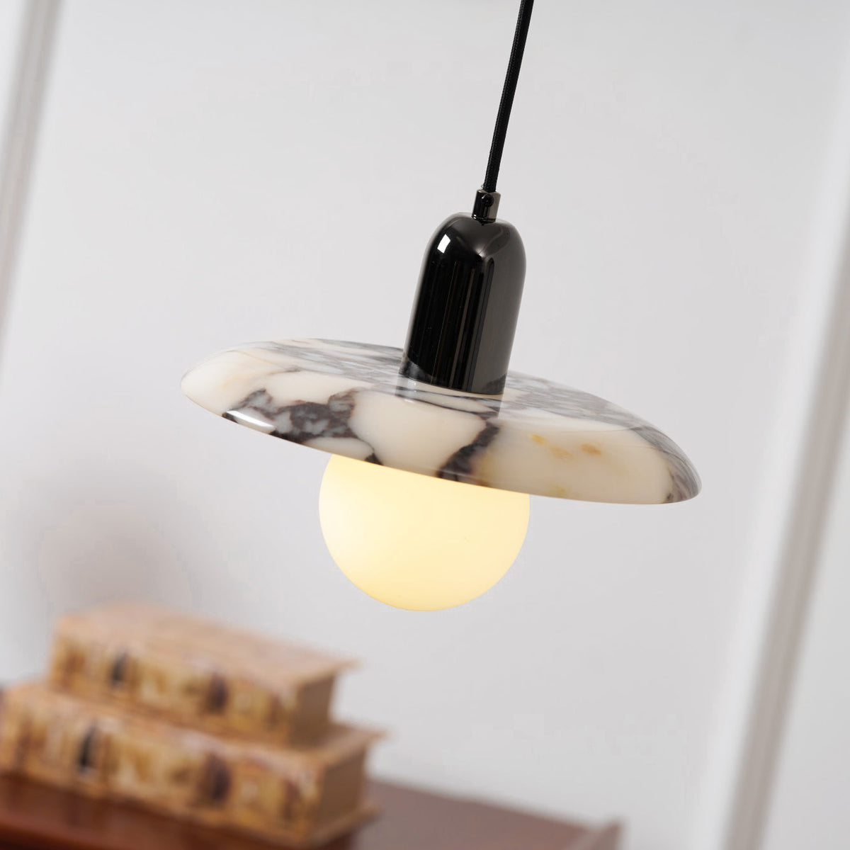 Ulcaran Lampe à Suspension Moderne Minimaliste En Métal Et Marbre - Neutralighting
