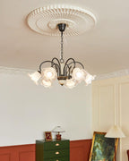 Umiron Chandelier Fer Verre Gothique - Neutralighting
