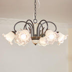 Umiron Chandelier Fer Verre Gothique - Neutralighting