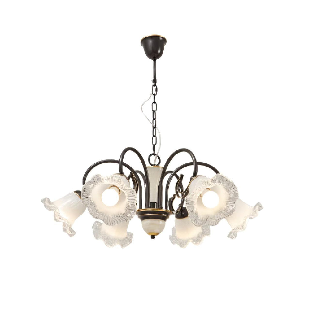 Umiron Chandelier Fer Verre Gothique - Neutralighting