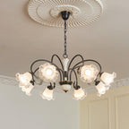 Umiron Chandelier Fer Verre Gothique - Neutralighting