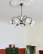 Umiron Chandelier Fer Verre Gothique - Neutralighting