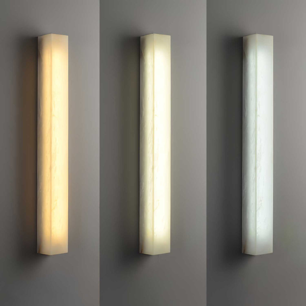 Irina Cylindrique Albâtre Luminaire Mural - Neutralighting