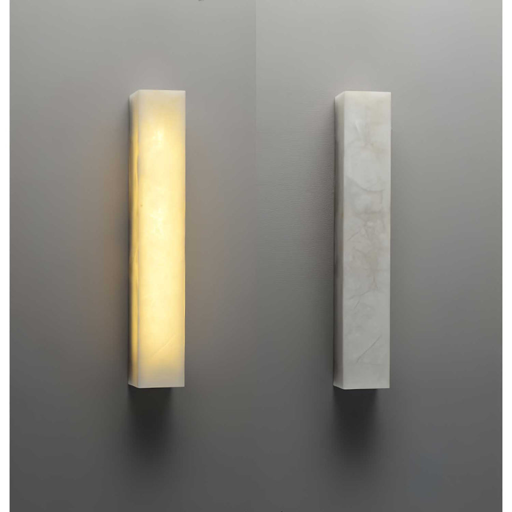 Irina Cylindrique Albâtre Luminaire Mural - Neutralighting