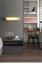 Irina Cylindrique Albâtre Luminaire Mural - Neutralighting