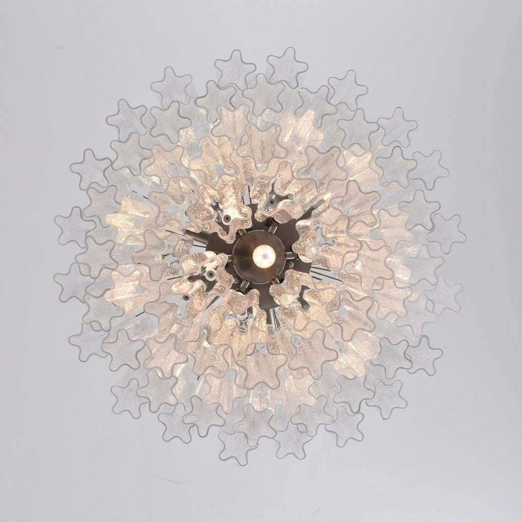 Aurora Lustre Transparent Verre Multi-Étage Cristal Lueur - Neutralighting