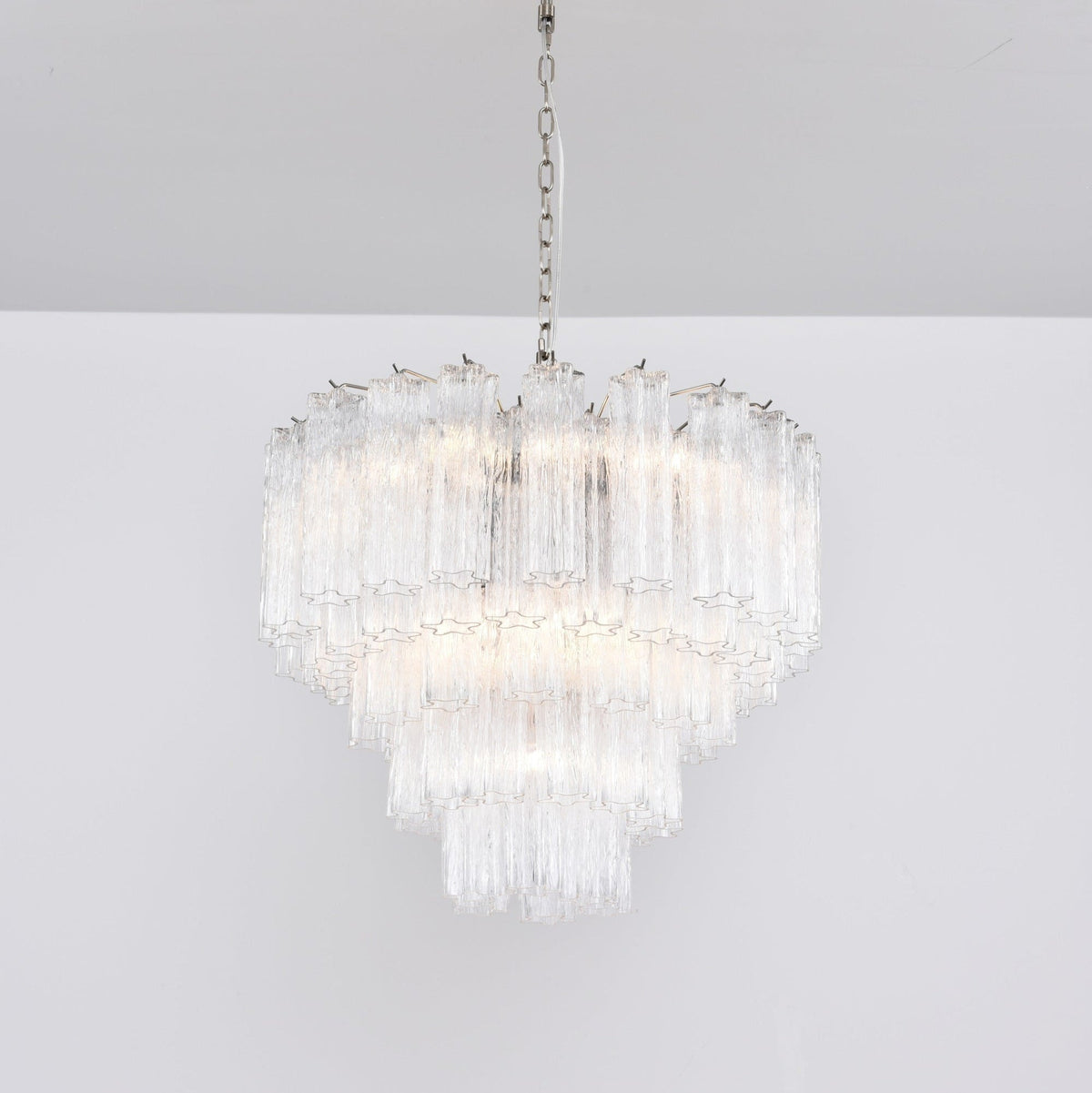Aurora Lustre Transparent Verre Multi-Étage Cristal Lueur - Neutralighting