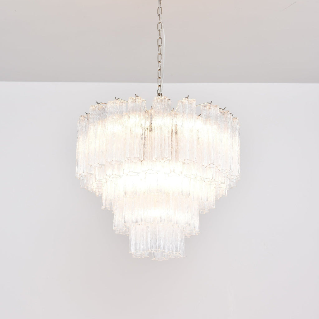 Aurora Lustre Transparent Verre Multi-Étage Cristal Lueur - Neutralighting