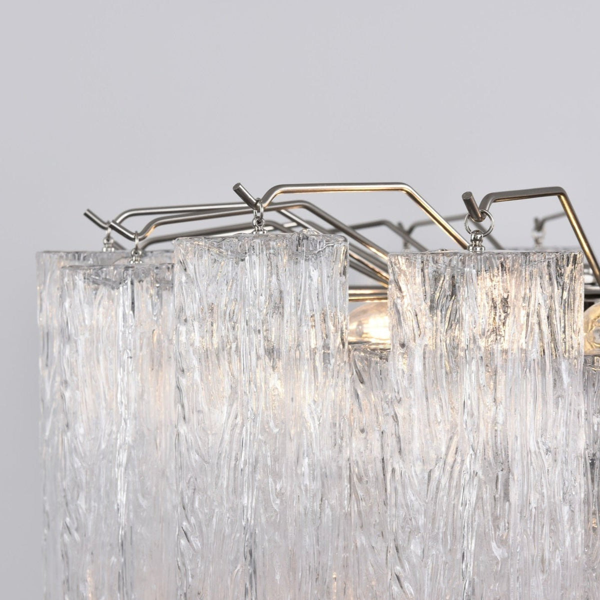 Aurora Lustre Transparent Verre Multi-Étage Cristal Lueur - Neutralighting