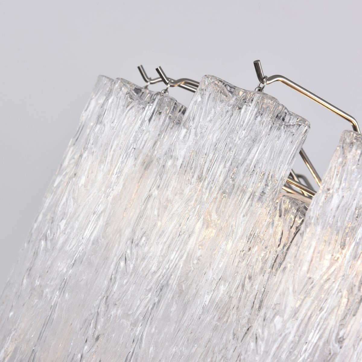 Aurora Lustre Transparent Verre Multi-Étage Cristal Lueur - Neutralighting