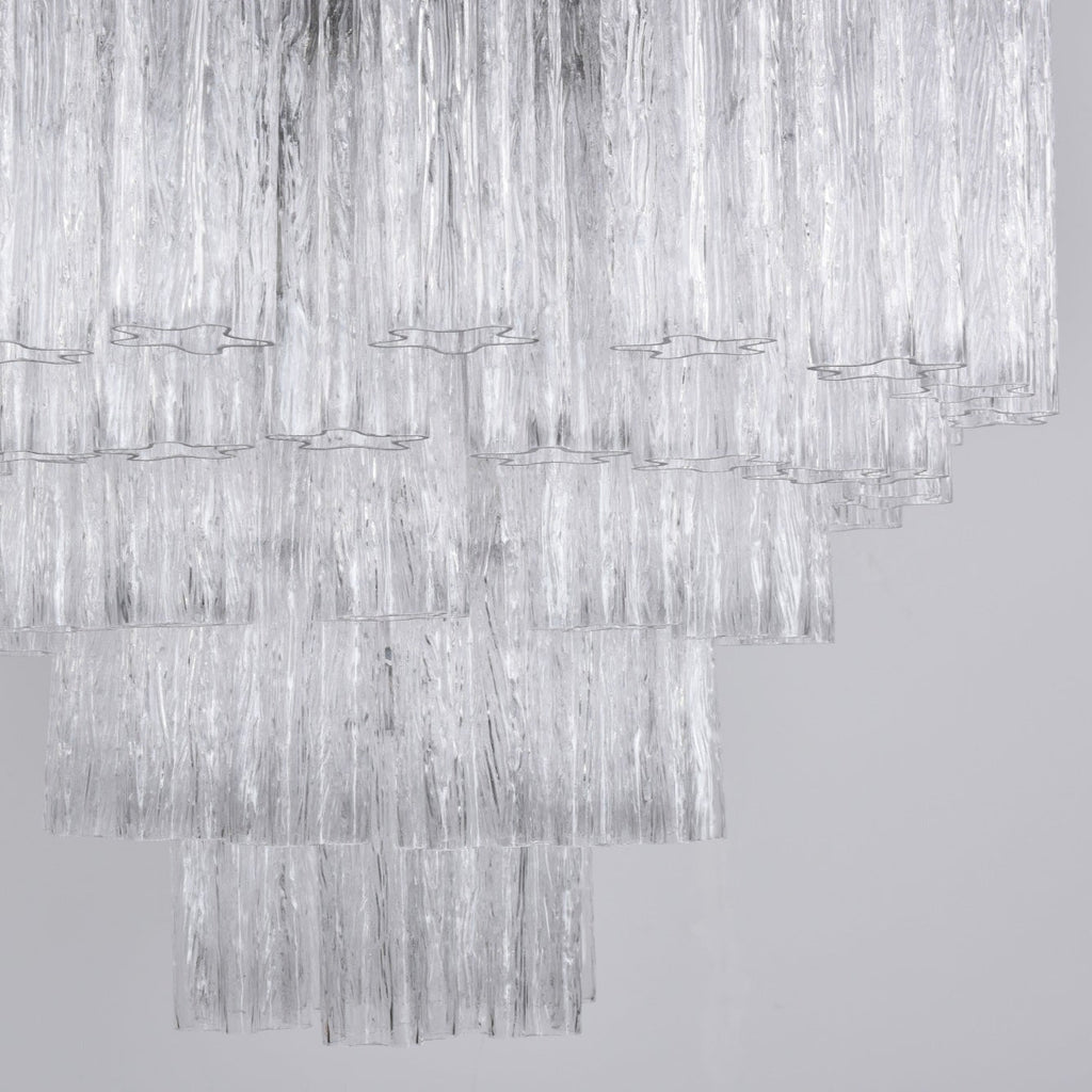 Aurora Lustre Transparent Verre Multi-Étage Cristal Lueur - Neutralighting