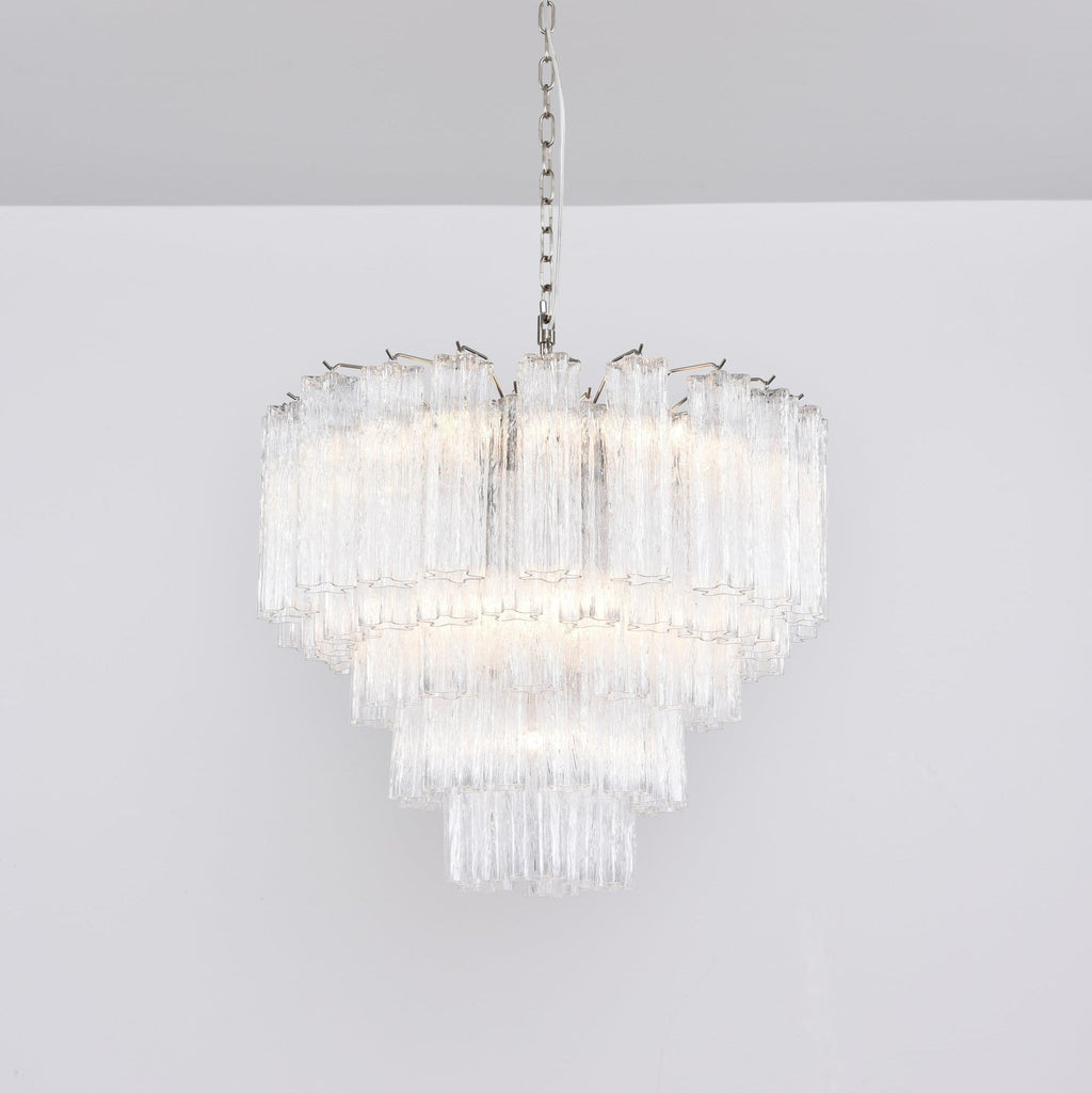 Aurora Lustre Transparent Verre Multi-Étage Cristal Lueur - Neutralighting