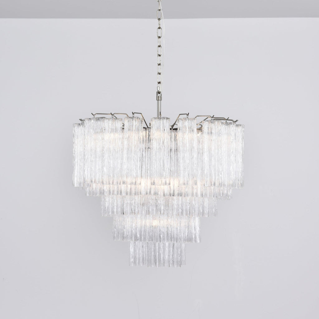 Aurora Lustre Transparent Verre Multi-Étage Cristal Lueur - Neutralighting