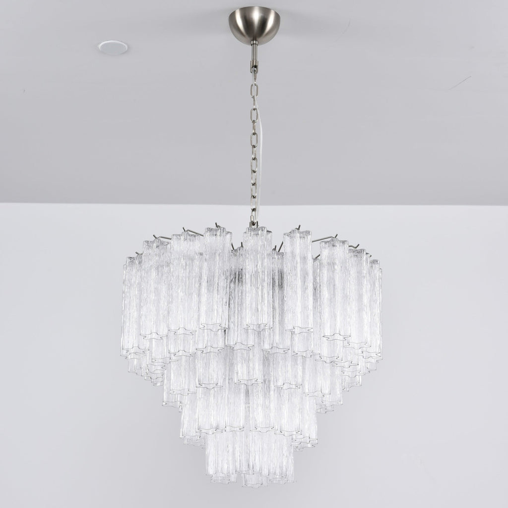 Aurora Lustre Transparent Verre Multi-Étage Cristal Lueur - Neutralighting