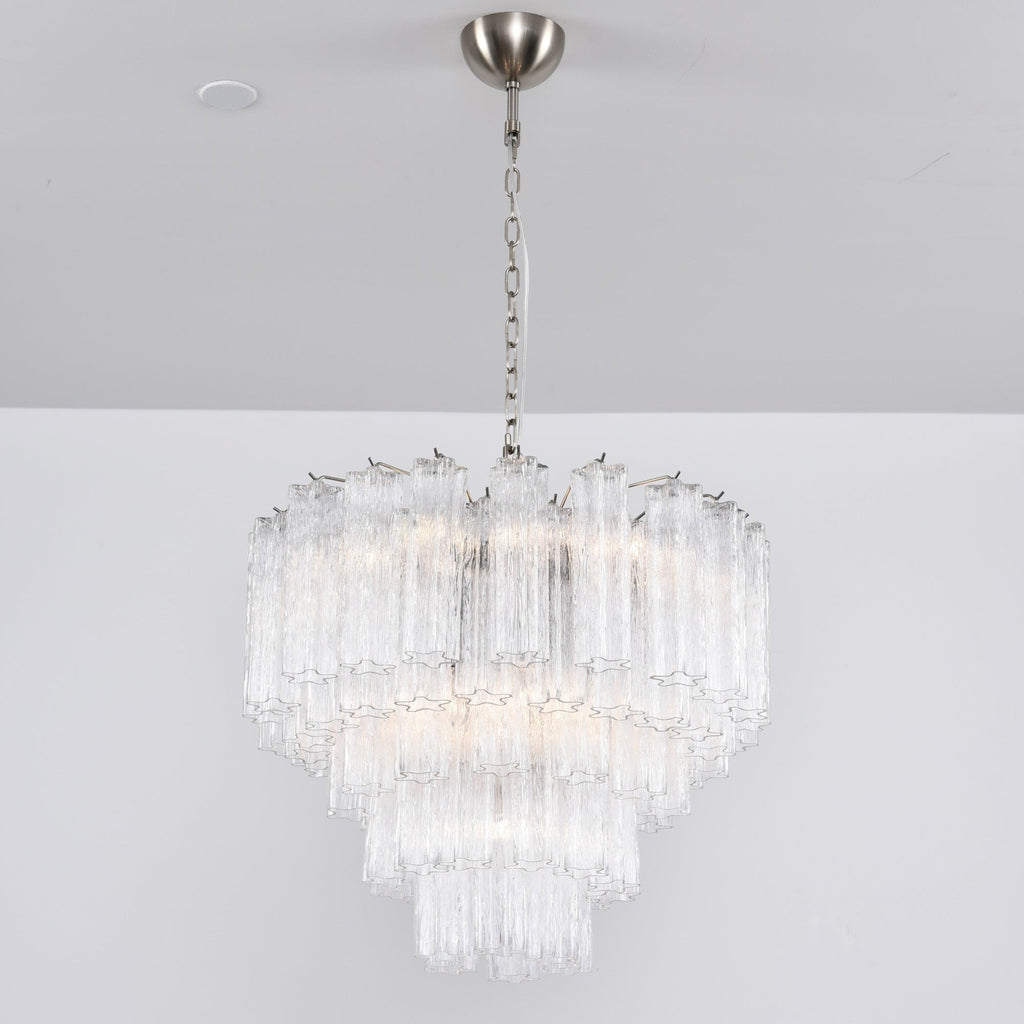 Aurora Lustre Transparent Verre Multi-Étage Cristal Lueur - Neutralighting