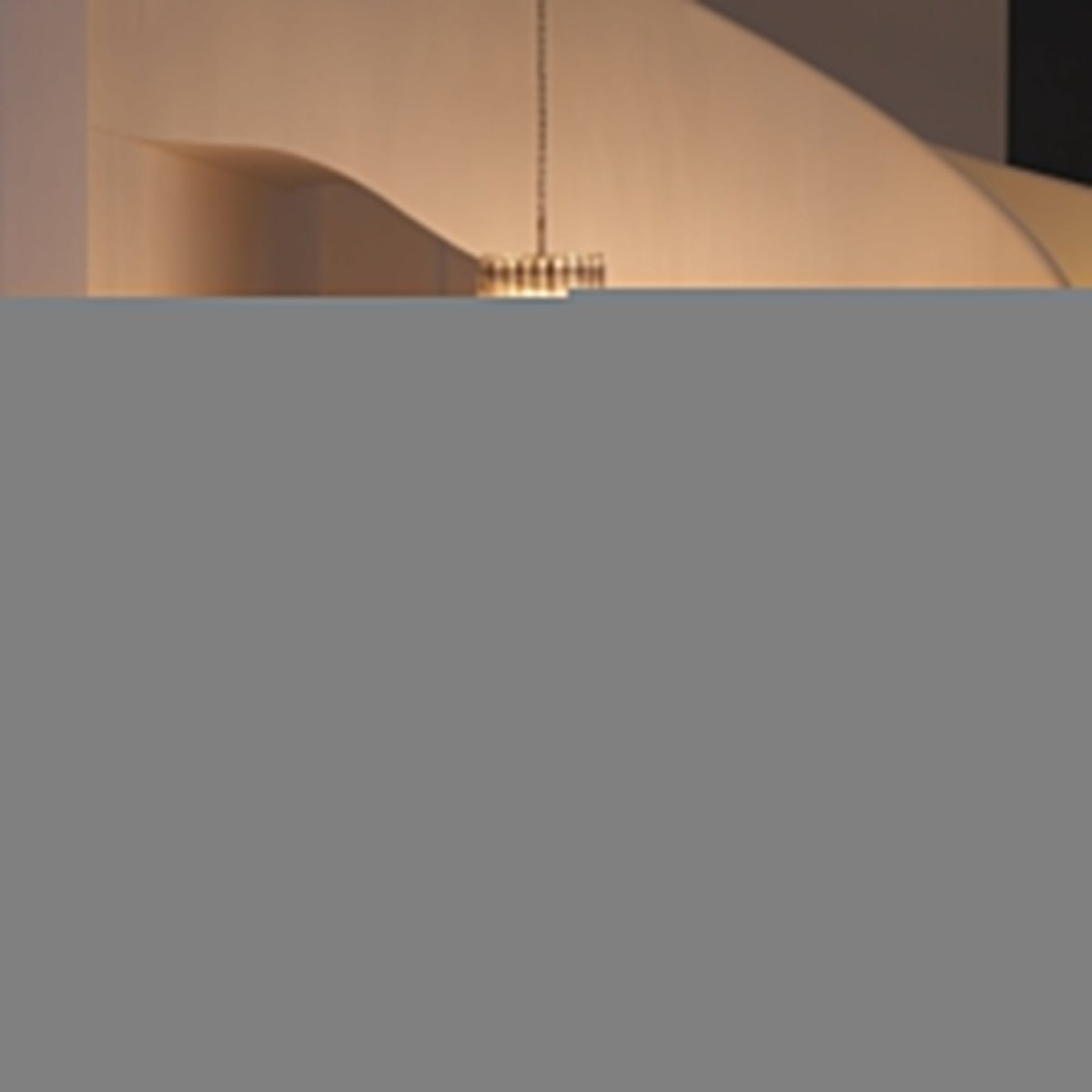 Aurora Lustre Fumé Verre Spirale - Neutralighting