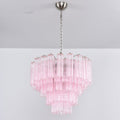 Aurora Lustre Rose Verre Multi-Étage Romantique - Neutralighting