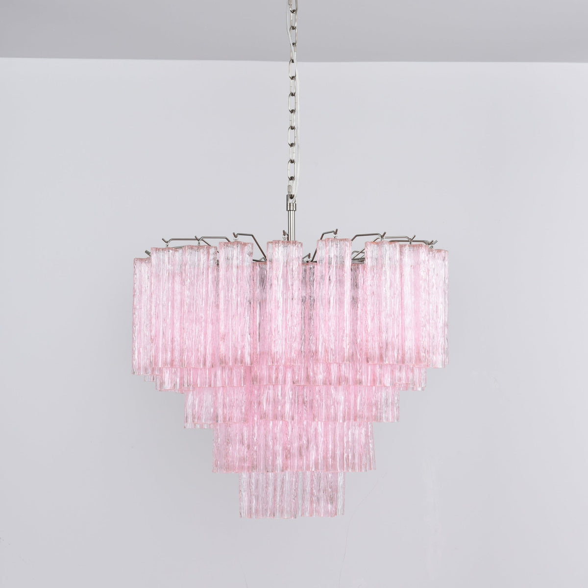 Aurora Lustre Rose Verre Multi-Étage Romantique - Neutralighting