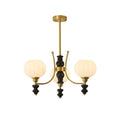 Zavenen Lustre Vintage Élégant en Laiton et Bois - Neutralighting