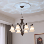 Viloros Chandelier Verre Cloche Premium Traditionnel - Neutralighting
