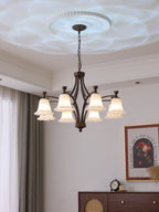 Viloros Chandelier Verre Cloche Premium Traditionnel - Neutralighting