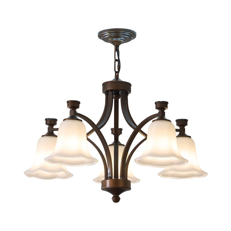 Viloros Chandelier Verre Cloche Premium Traditionnel - Neutralighting