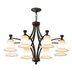 Viloros Chandelier Verre Cloche Premium Traditionnel - Neutralighting