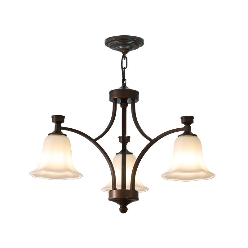 Viloros Chandelier Verre Cloche Premium Traditionnel - Neutralighting