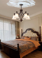 Viloros Chandelier Verre Cloche Premium Traditionnel - Neutralighting