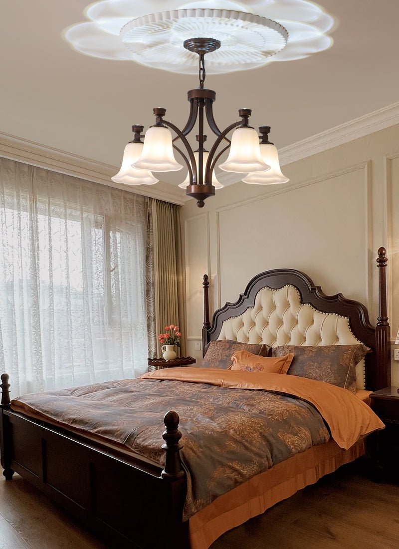 Viloros Chandelier Verre Cloche Premium Traditionnel - Neutralighting