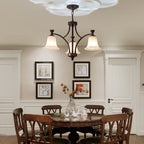 Viloros Chandelier Verre Cloche Premium Traditionnel - Neutralighting