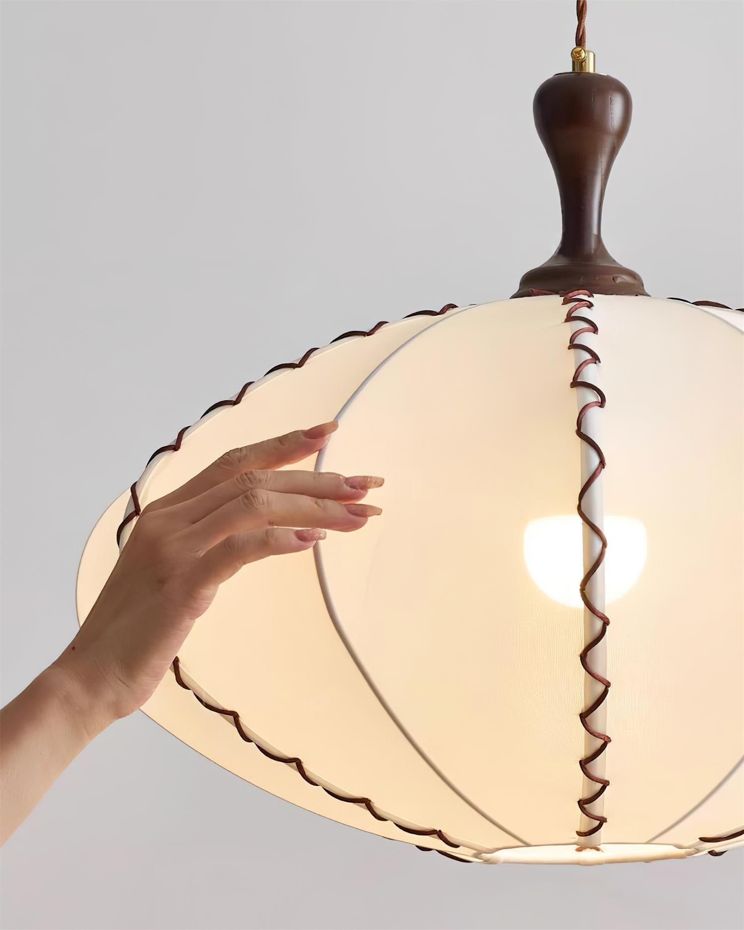 Lucian Lampe Pendante Vintage en Tissu - Neutralighting