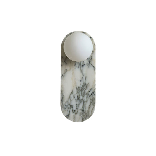 Comarion Applique Murale Marbre Blanc Jade Art Nordic Premium - Neutralighting