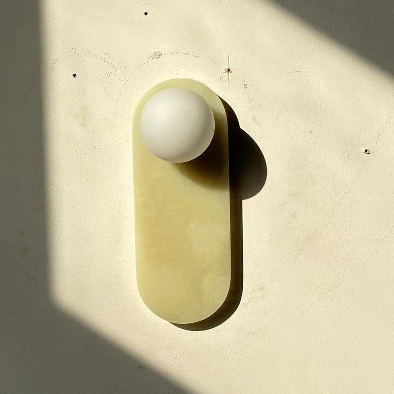 Syraeia Applique Murale Marbre Jade Minimaliste Moderne - Neutralighting
