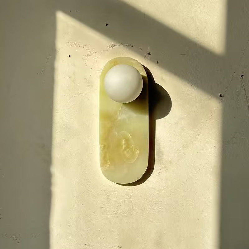 Syraeia Applique Murale Marbre Jade Minimaliste Moderne - Neutralighting