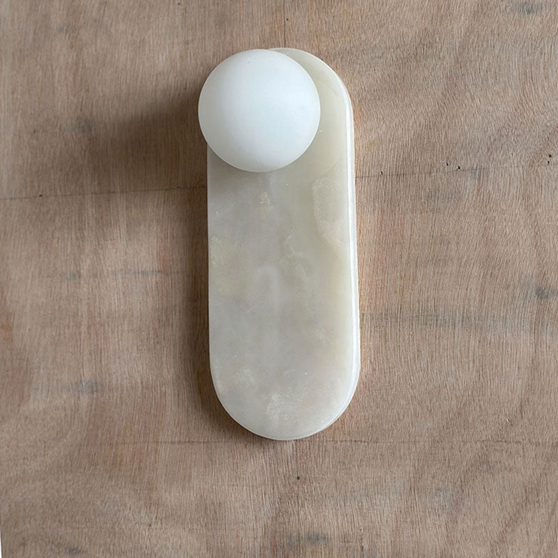 Syraeia Applique Murale Marbre Jade Minimaliste Moderne - Neutralighting