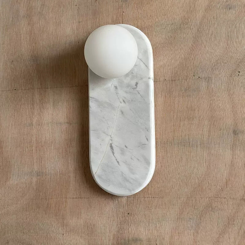 Syraeia Applique Murale Marbre Jade Minimaliste Moderne - Neutralighting